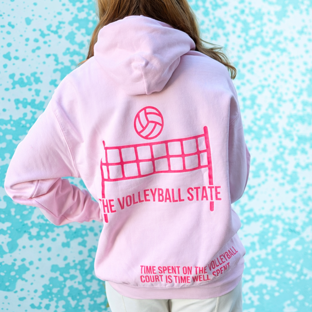 Time Well Spent Volleyball Hoodie