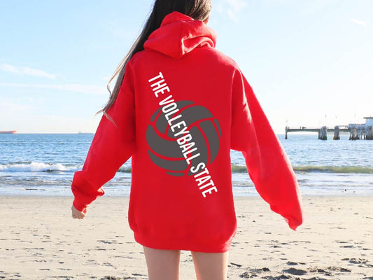 Red Volleyball Hoodie