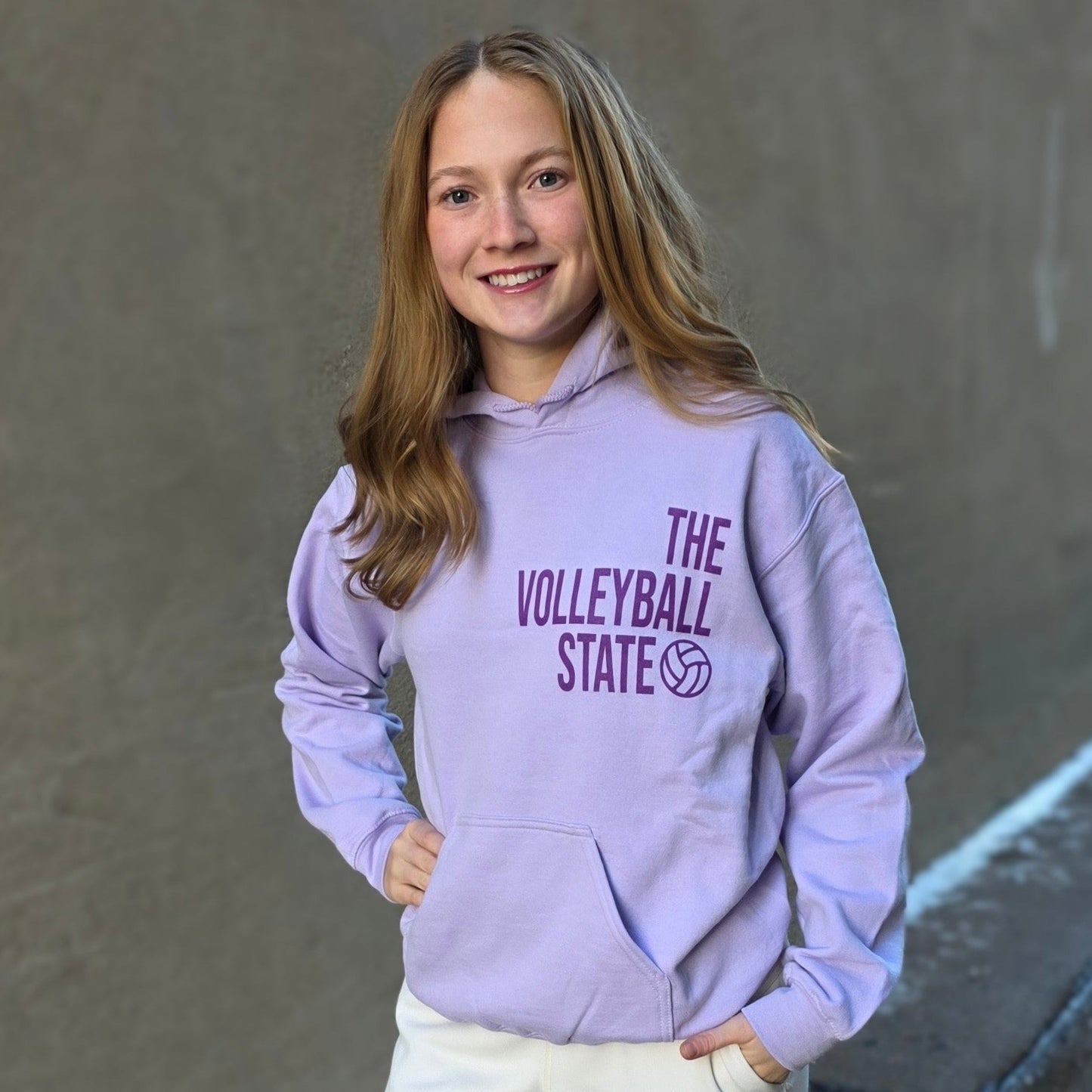 Volleyball State Hoodie
