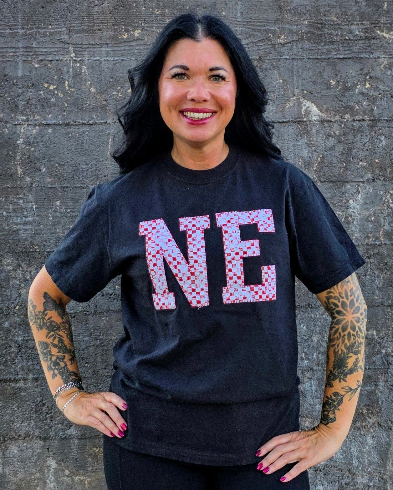NE Checkered T-shirt
