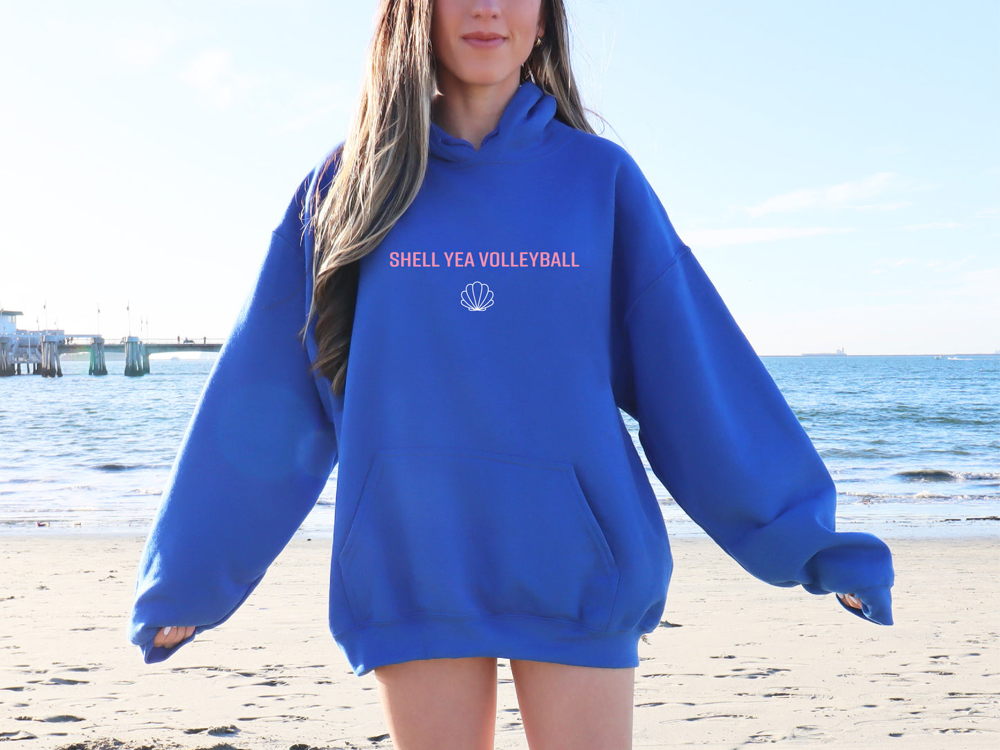 Shell Yea Volleyball Hoodie