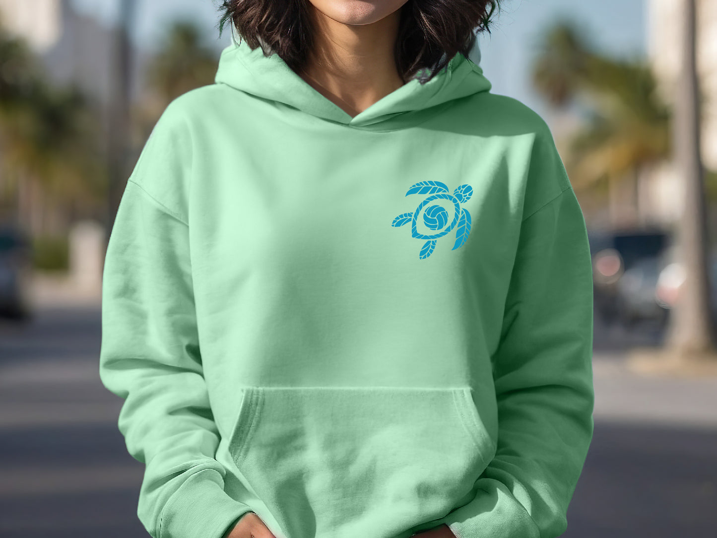 Volleyball Sea Turtle Hoodie