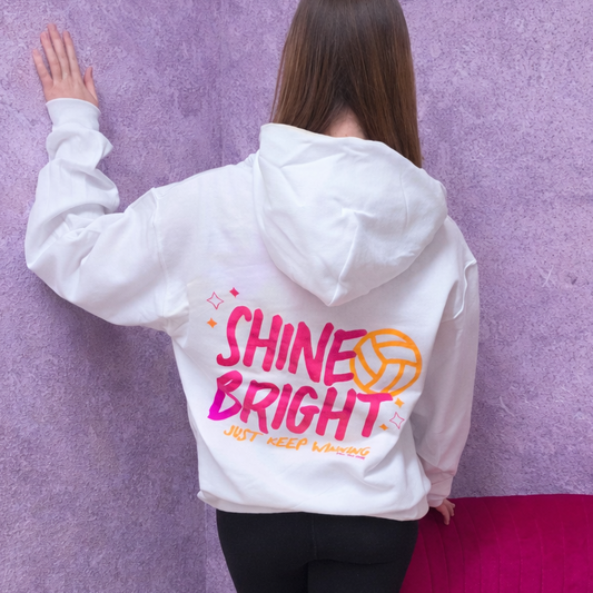 Shine Bright Volleyball Hoodie
