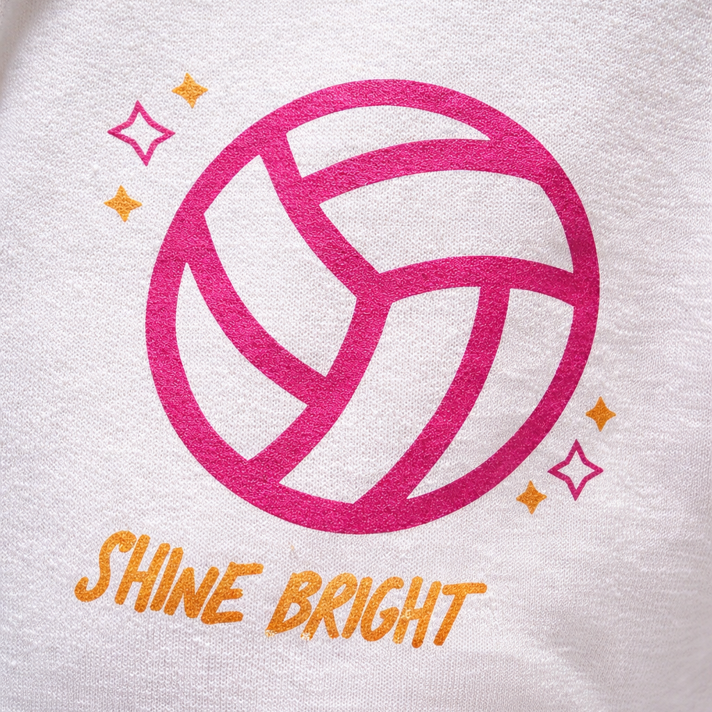 Shine Bright Volleyball Hoodie